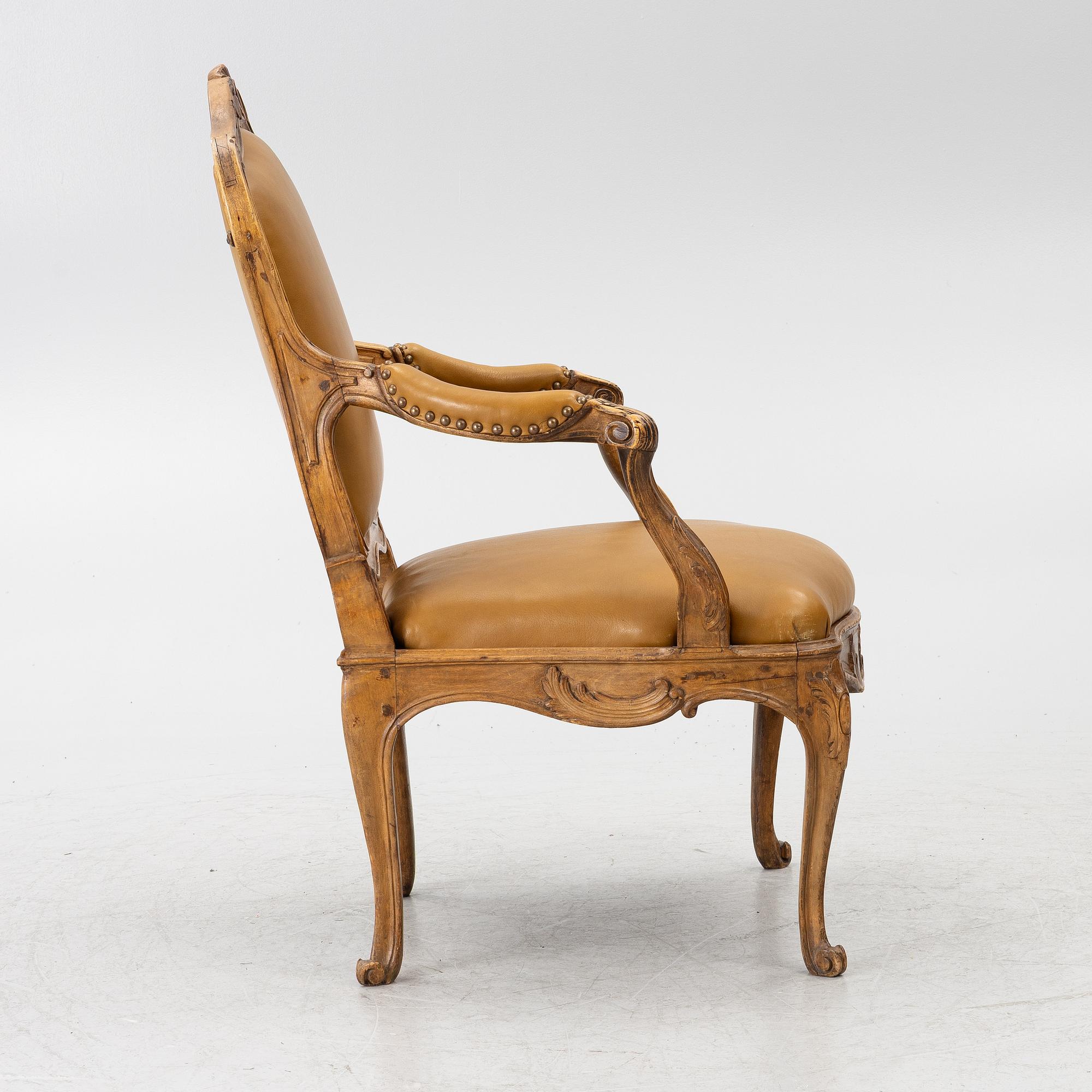 Armchair, Louis XV, 18th century.