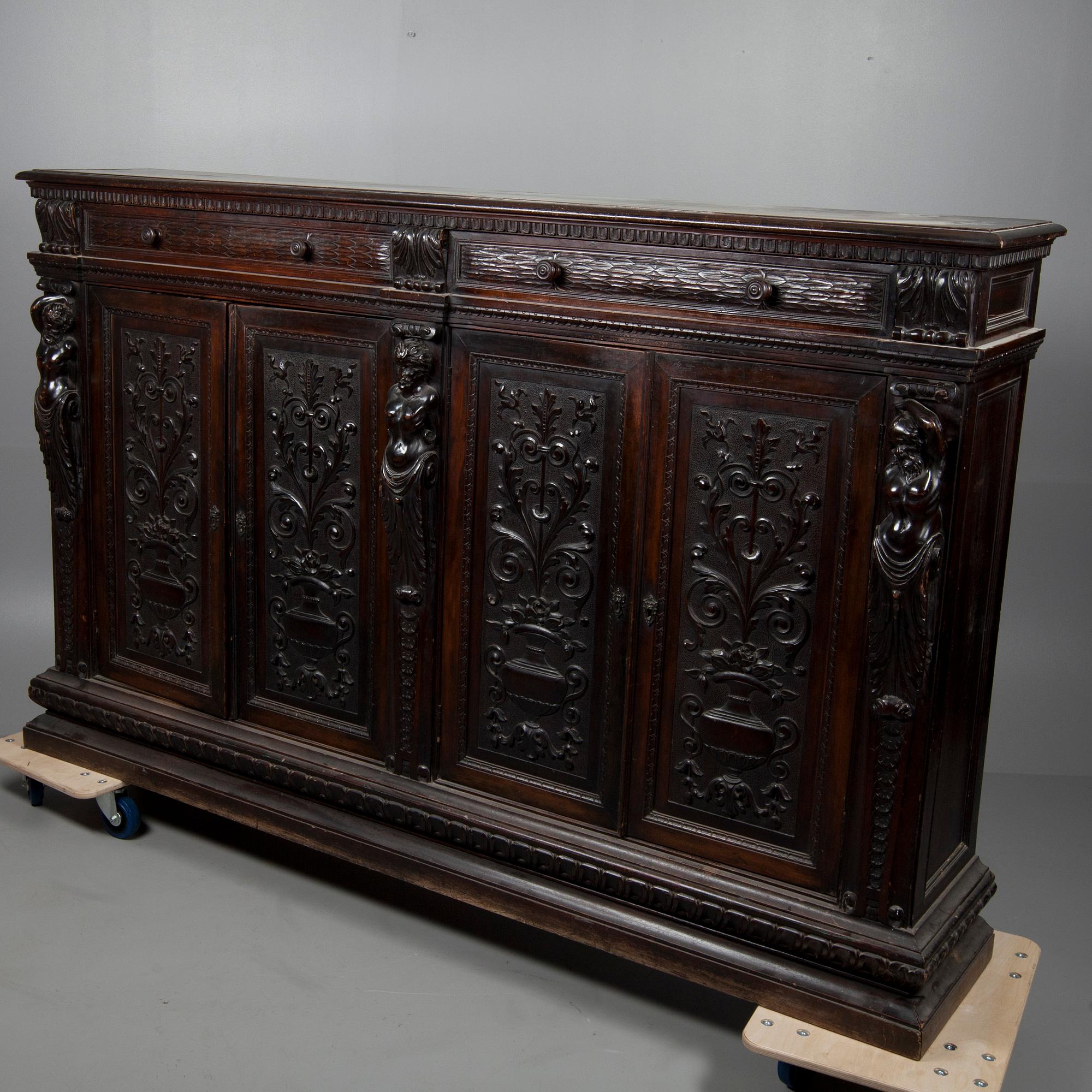 SKÅP, barockstil, Tyskland 1800-tal.