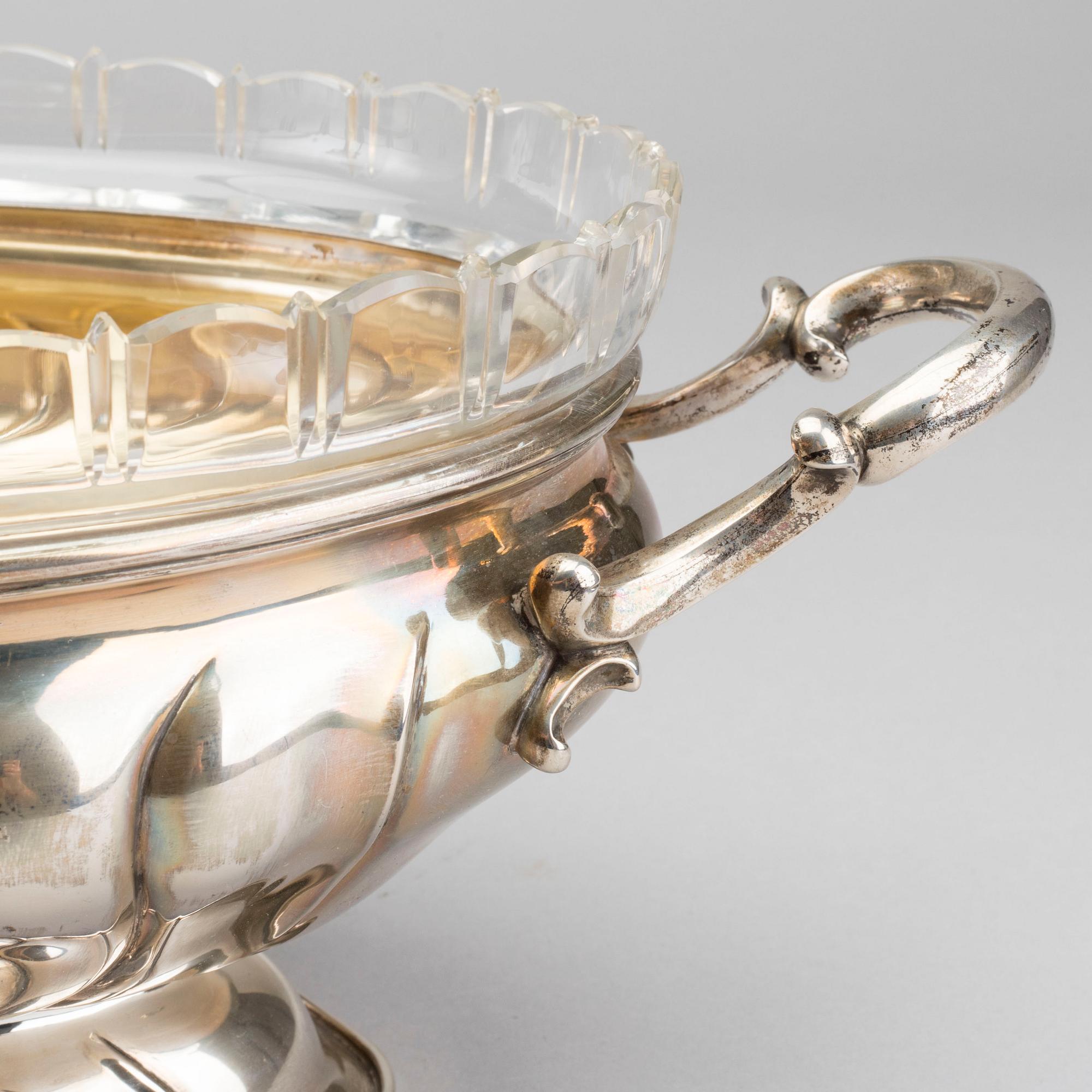 CARL HOFF, silver, jardinjär, Helsingborg, 1916.