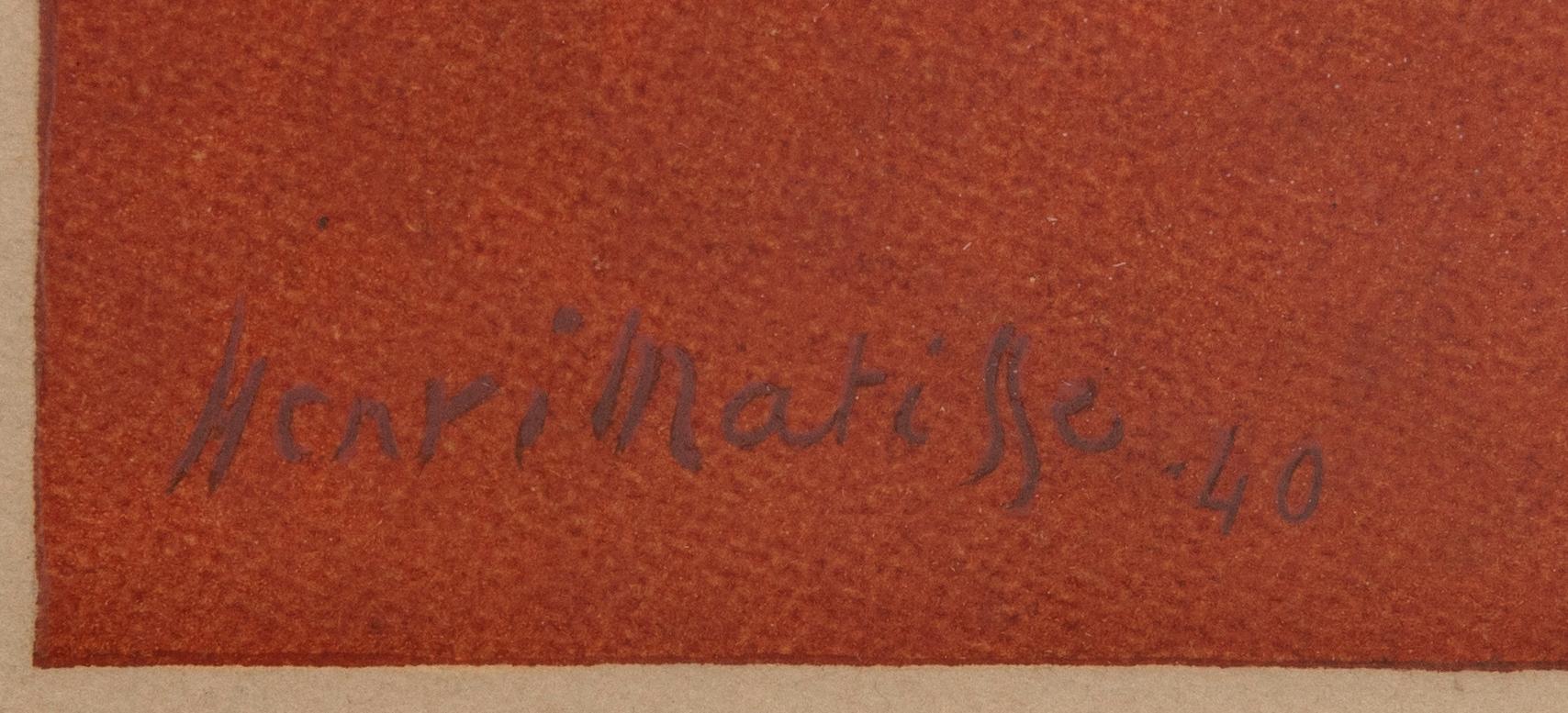 Henri Matisse, efter, "La Blouse Paysanne".