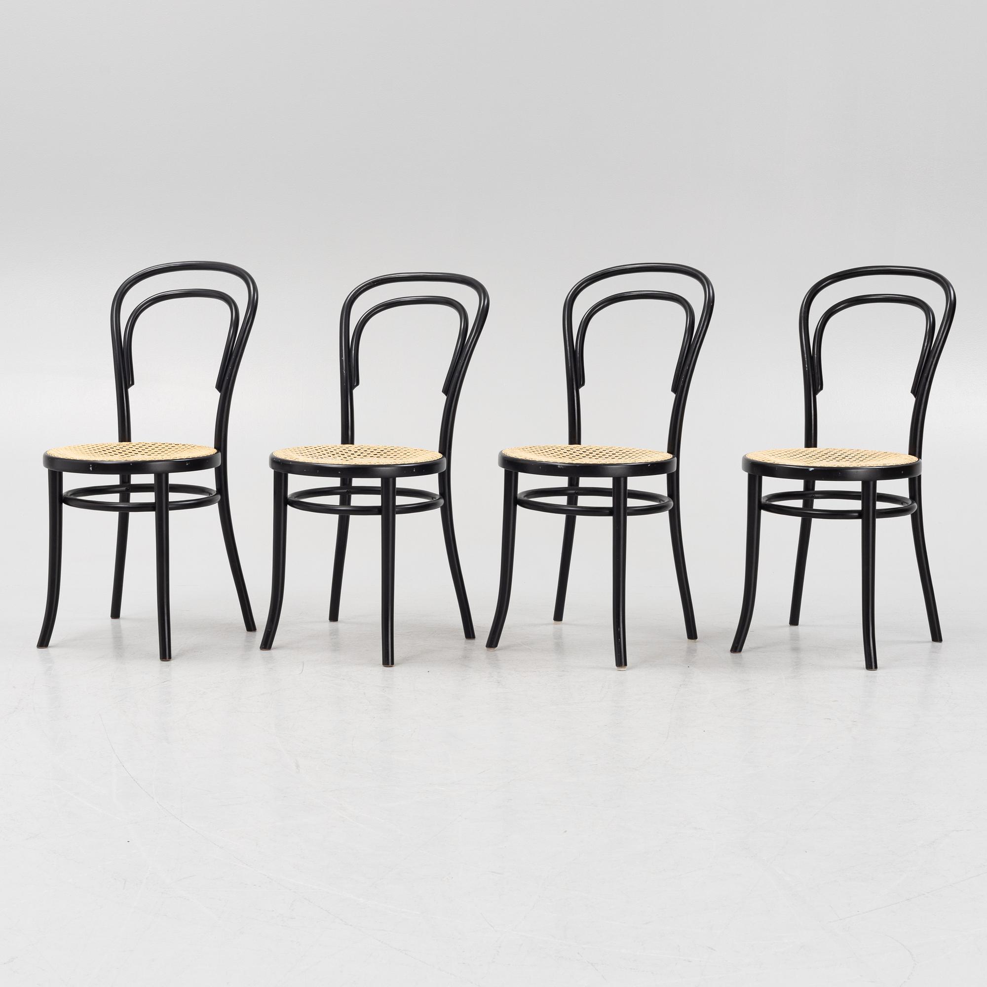 Stolar 4 st, "Thonet A14" Fameg.