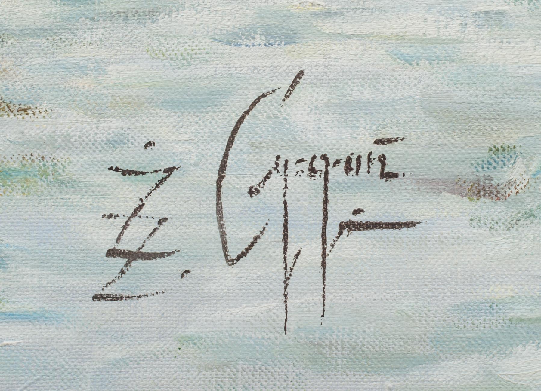 Z CYGAN, olja på duk, signerad.