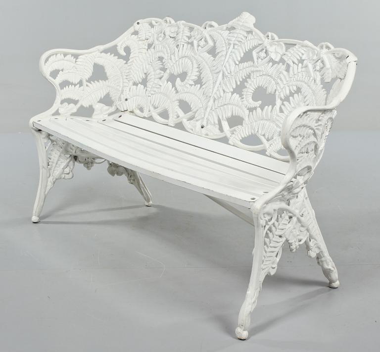 TRÄDGÅRDSSOFFA, Melins Metallgjuteri Anderstorp, 1900-talets andra hälft.