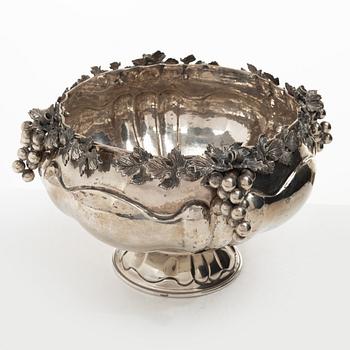 Decorative bowl / planter, silver, 20th century.