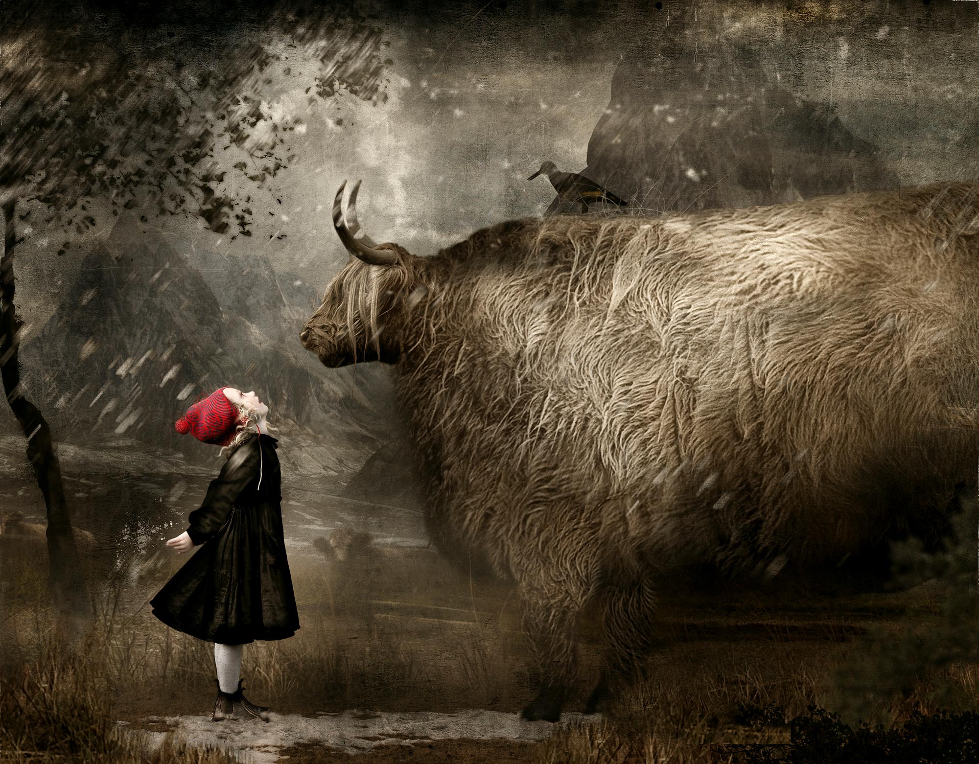 COOPER & GORFER, "Rut and the Cow", signerad och numrerad 135/375.