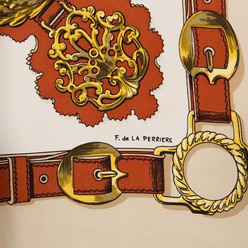 SCARF, Hermès, "Cuivreries",issued 1963.