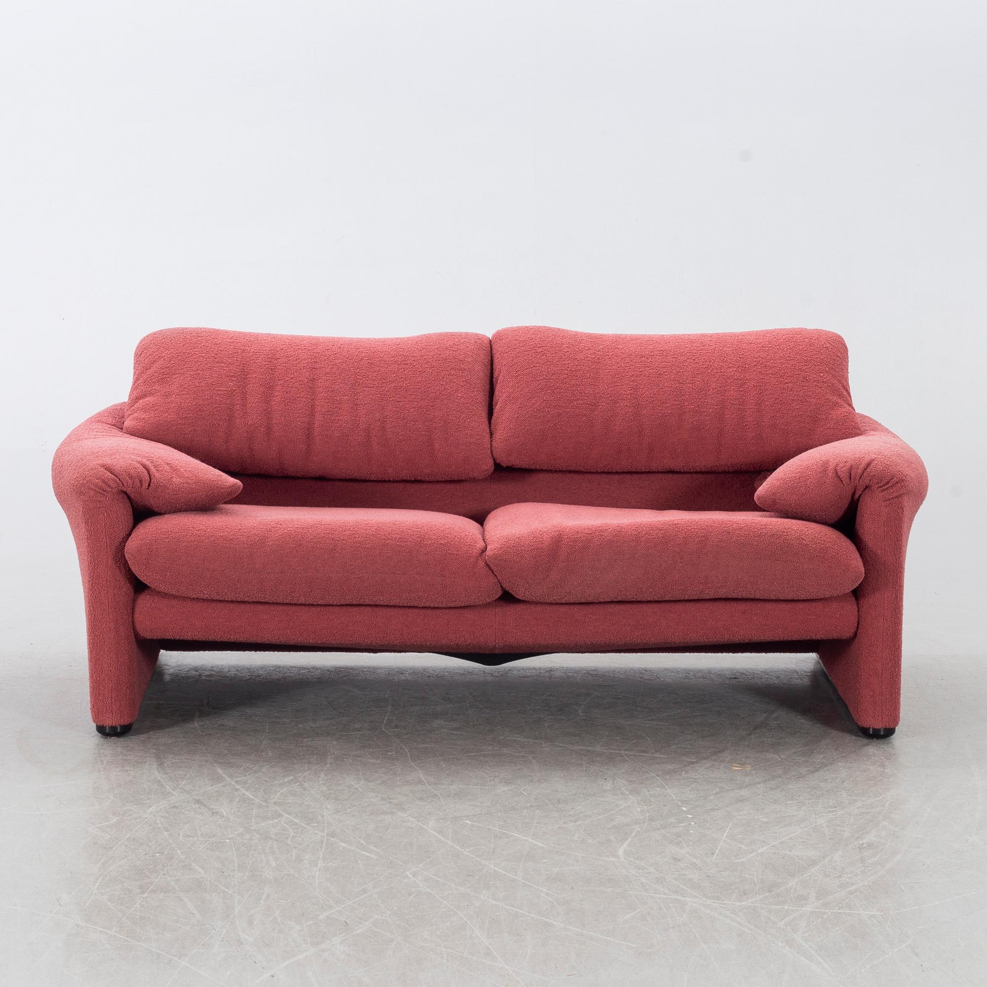 VICO MAGISTRETTI, Soffa "Maralunga" Cassina, Italien, 1900-talets andra hälft.