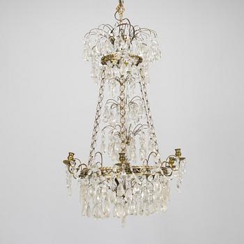 An early 20th century chandelier.