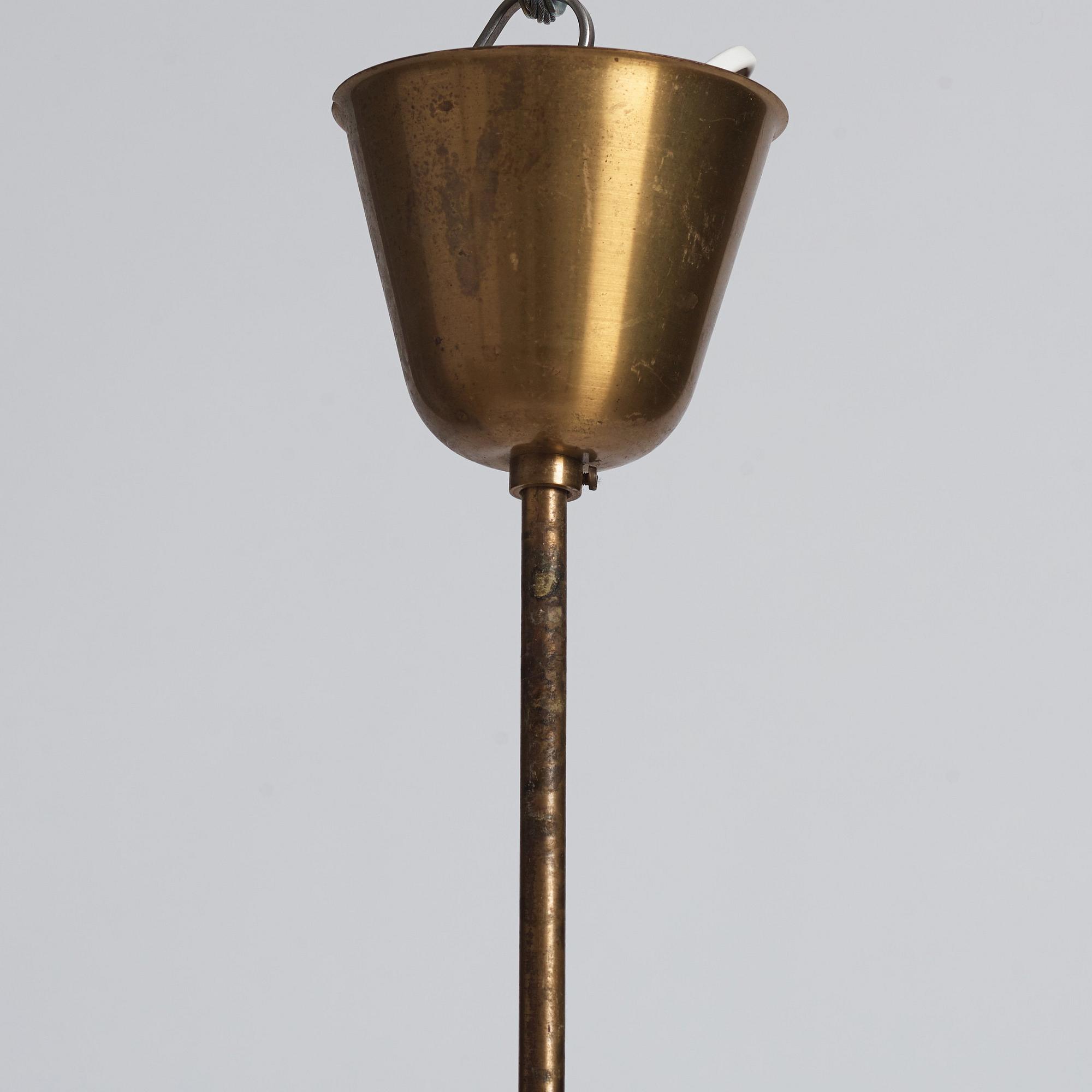 Carl-Axel Acking, two Swedish Modern ceiling lamps, ASEA (CEBE), 1940-50's.