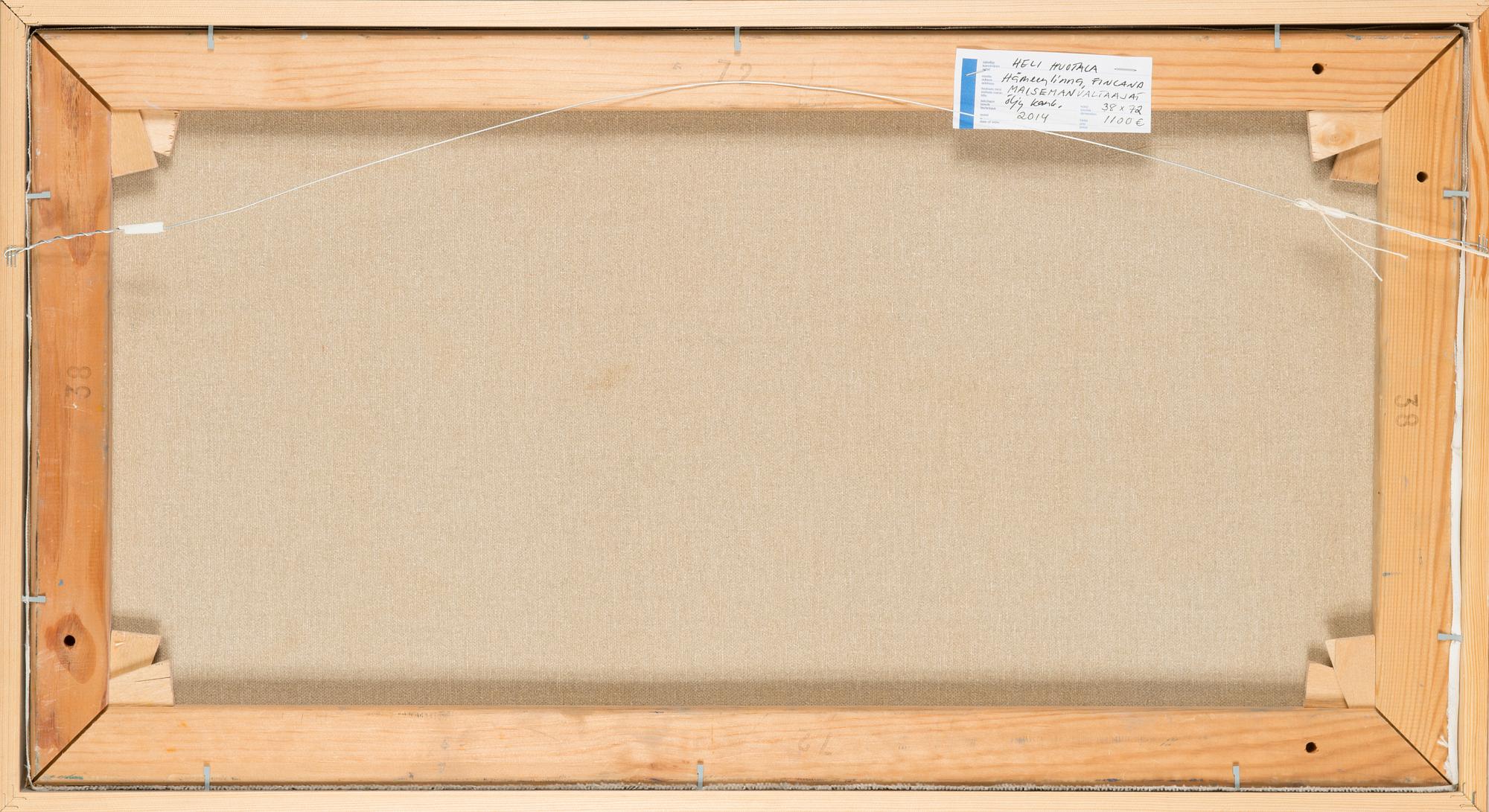 Heli Huotala, olja på duk, signerad.