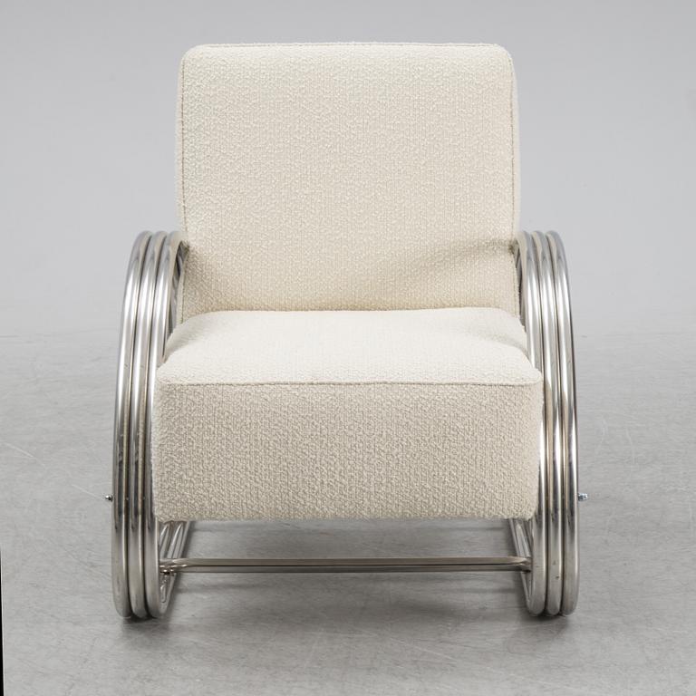 Kem Weber, after, a 'Hudson Street Lounge Chair' from Ralph Lauren, 21st Century.