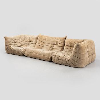 Michel Ducaroy, a 6-piece 'Togo' modular sofa, Ligne Roset, France.
