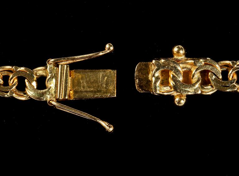 HALSBAND, 18k guld, Stockholm, 1964. Vikt 32 g.