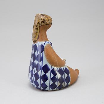 A stoneware figurine by Lisa Larson for Gustavsberg, called "Amalia" and produced from 1958 thru 1973.