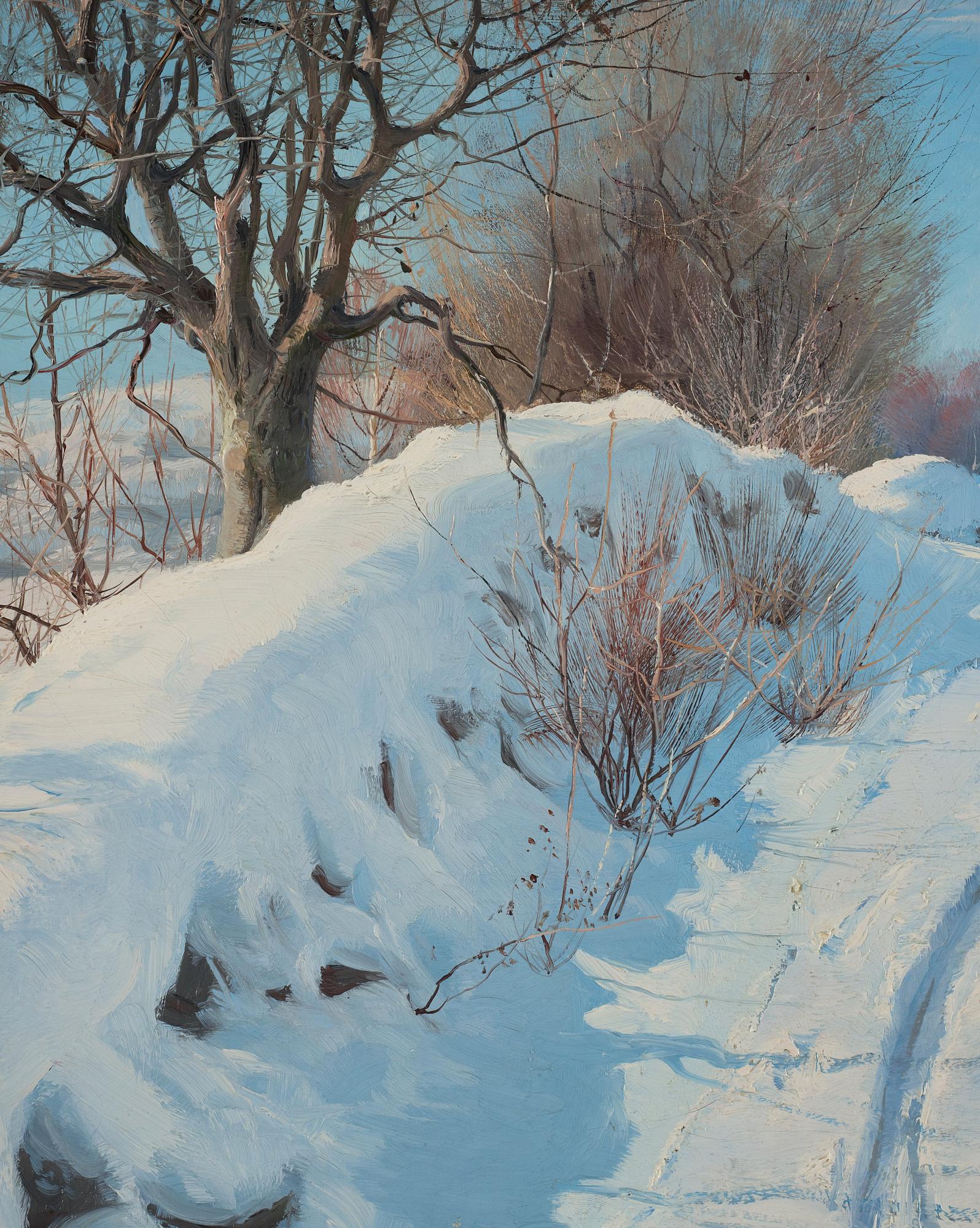 Anshelm Schultzberg, "Solig vinterdag".