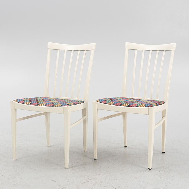 Carl Malmsten, table and 6 chairs, "Herrgården", Bodafors, Sweden, 1961.