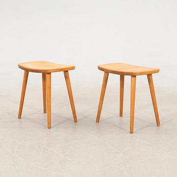 Yngve Ekström, stools 2 pcs "Palle" second half of the 20th century.