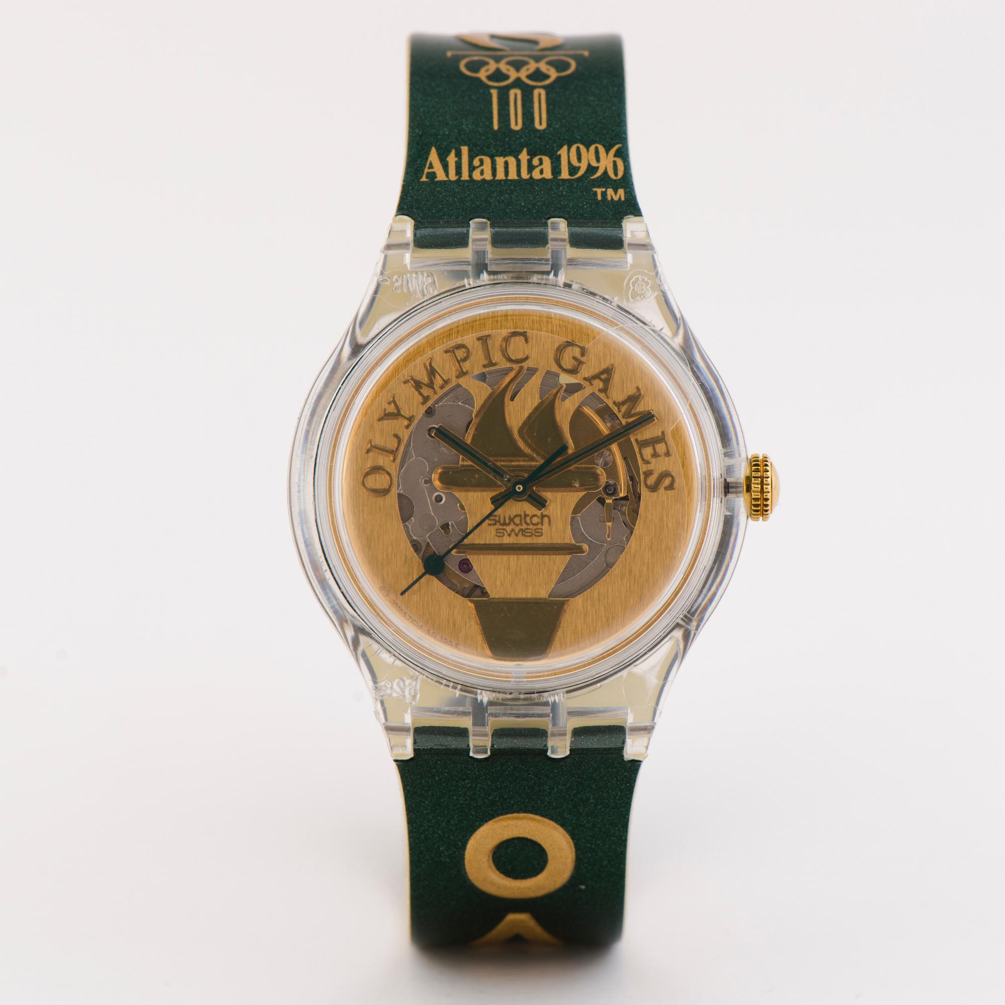 SWATCH, Atlanta 1996, armbandsur, 37 mm. - Bukowskis
