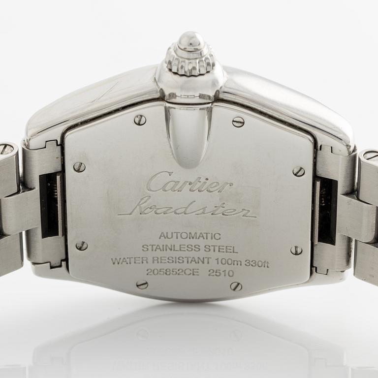 Cartier, Roadster, wristwatch, 38 mm.