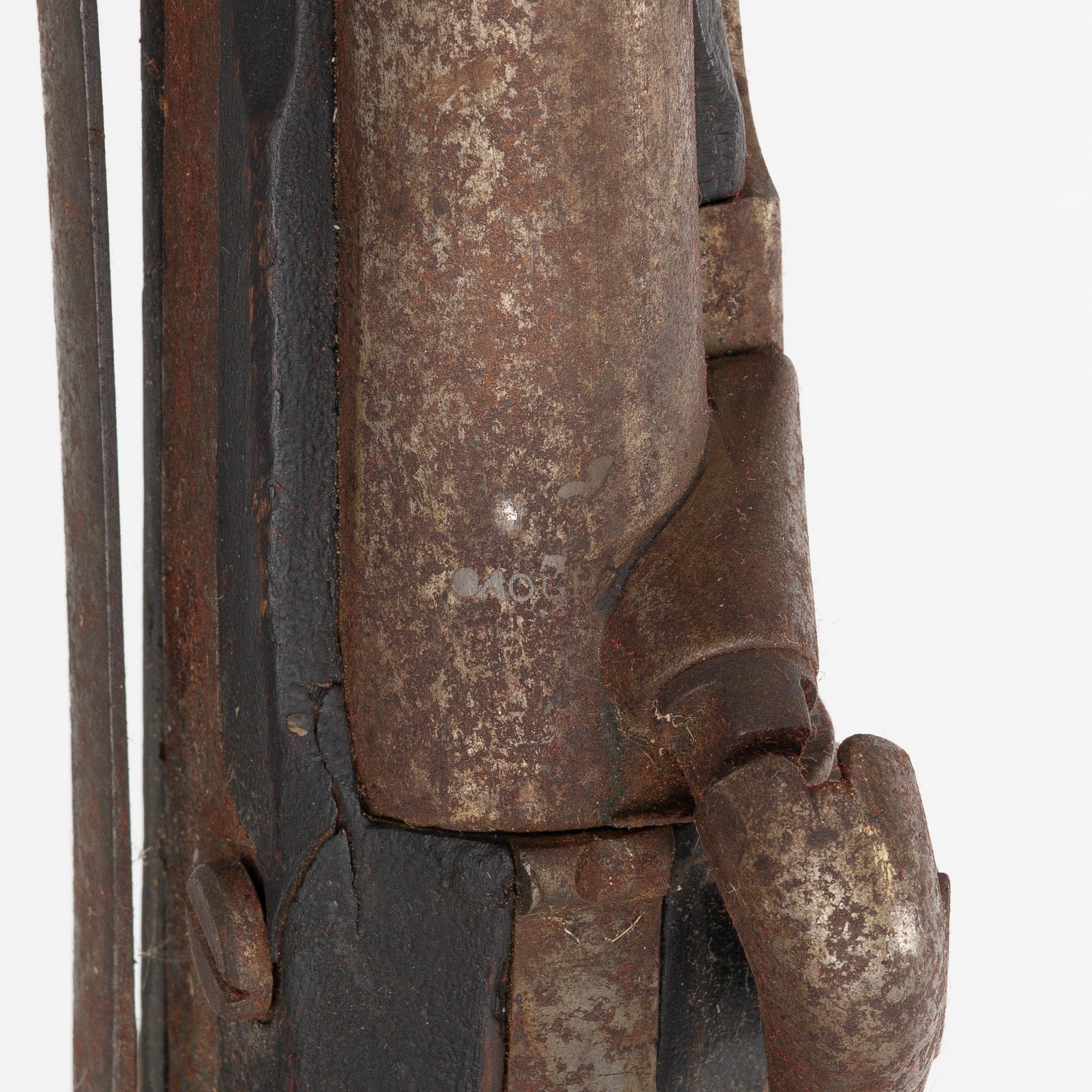 Percussion lock pistol, Swedish, 1845 Navy pattern.