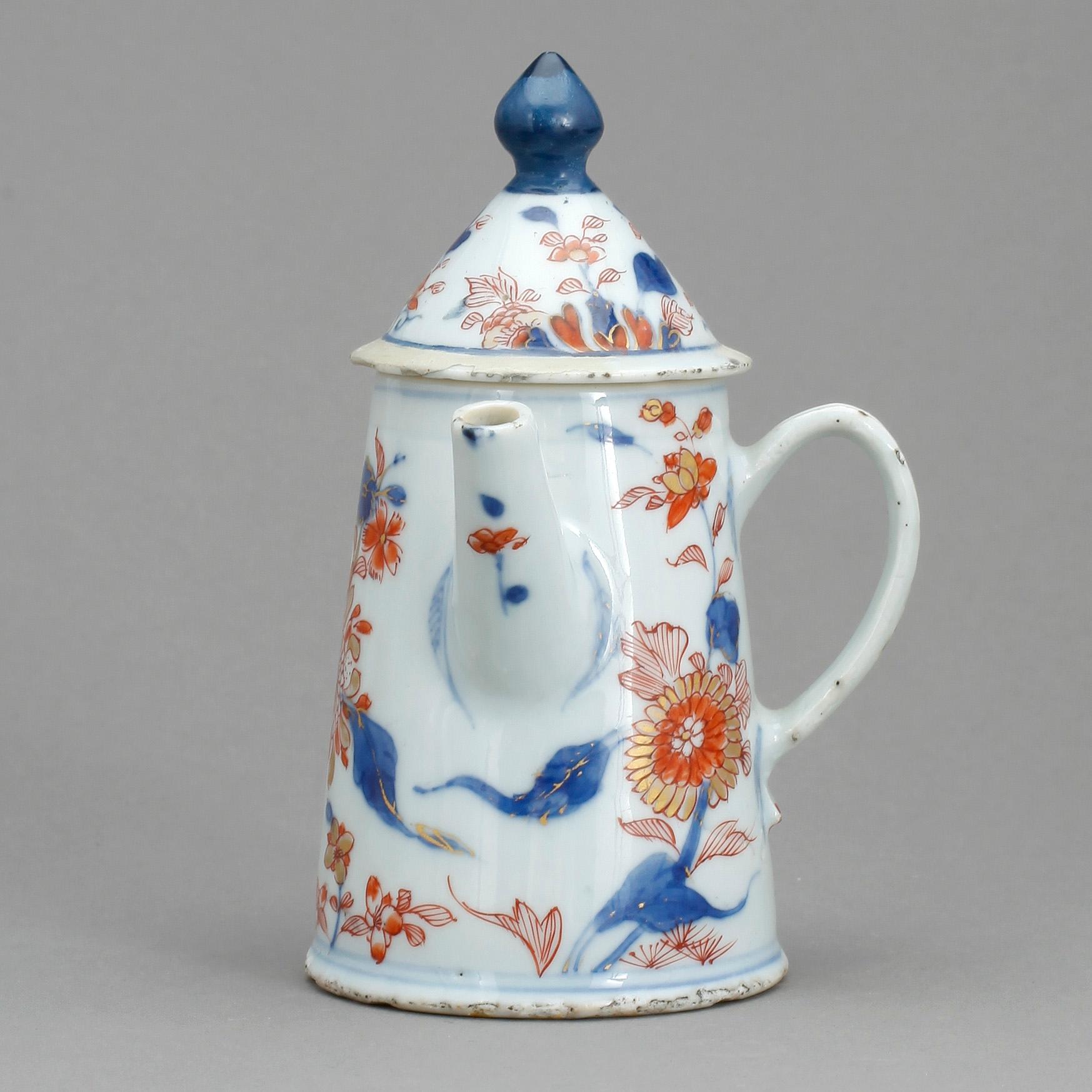 TEKANNA, porslin, Qing dynastin, Qianlong (1736-95).