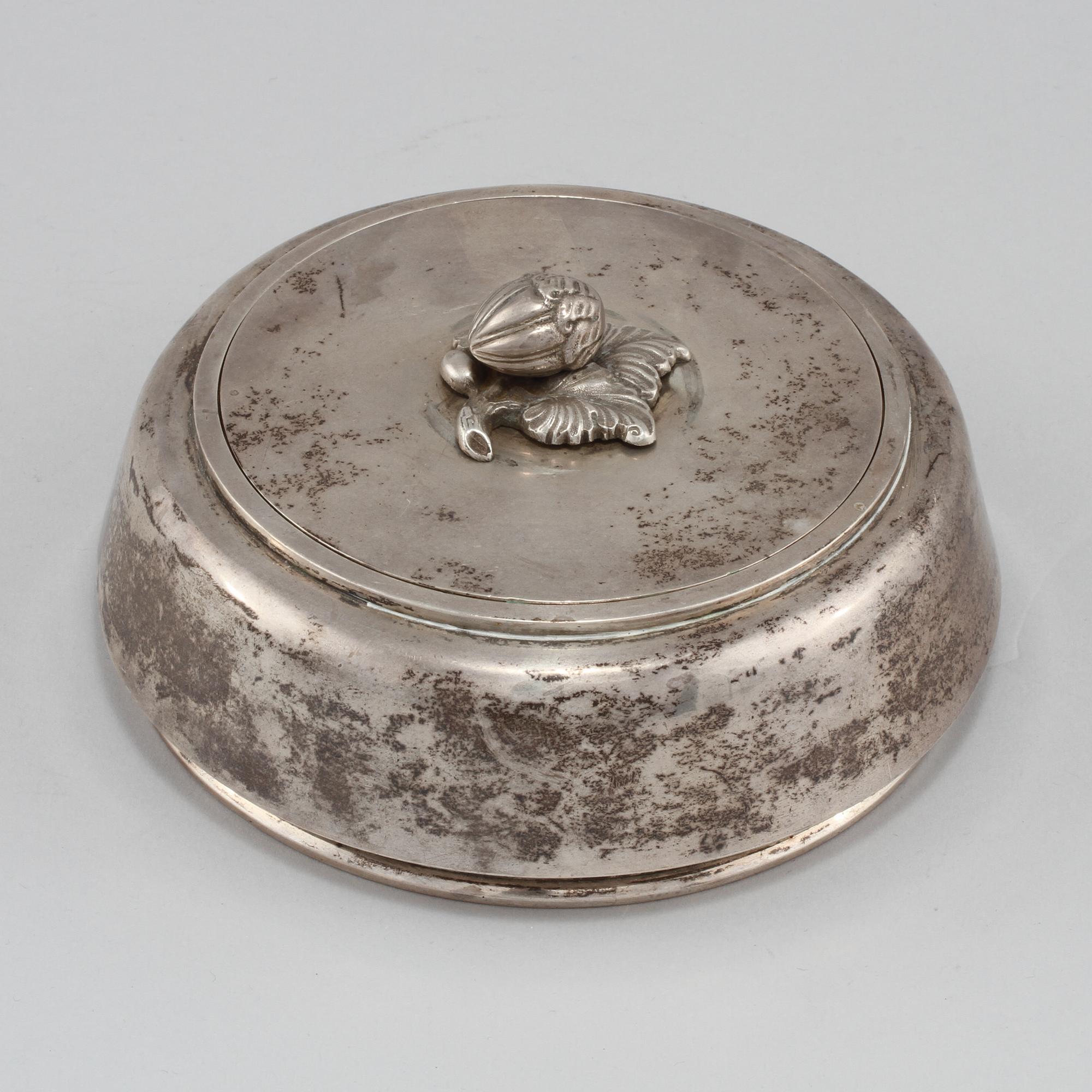 LOCKASK, silver, Ryssland, 1900-tal. Vikt 560 gram.