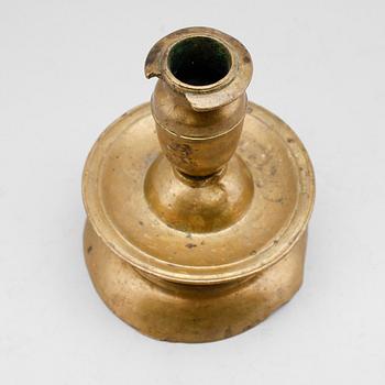 LJUSSTAKE, barock, brons, 1600-tal.