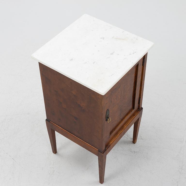 An early 20th century bedside table.