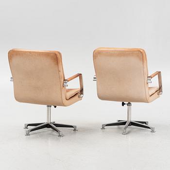 Kenneth Bergenblad, karmstolar, ett par, "Herkules", Dux.