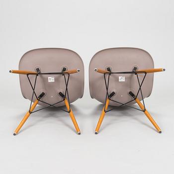 Charles & Ray Eames, six 'Plastic Chair DSW' chairs for Vitra.