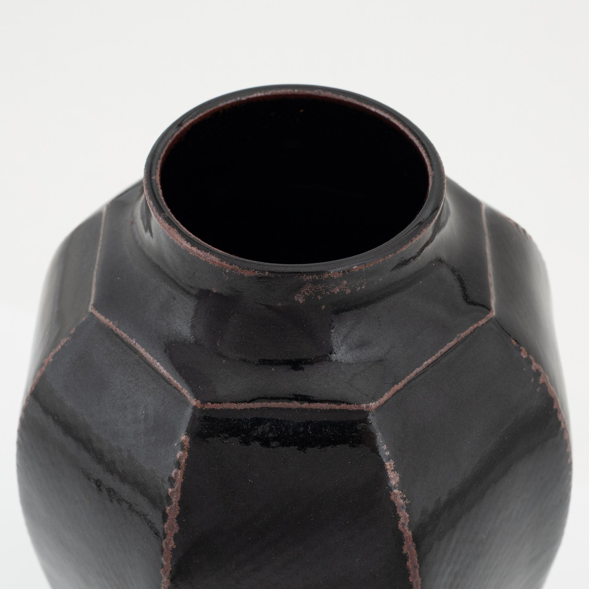 Tomas Anagrius, a stoneware vase, signed.