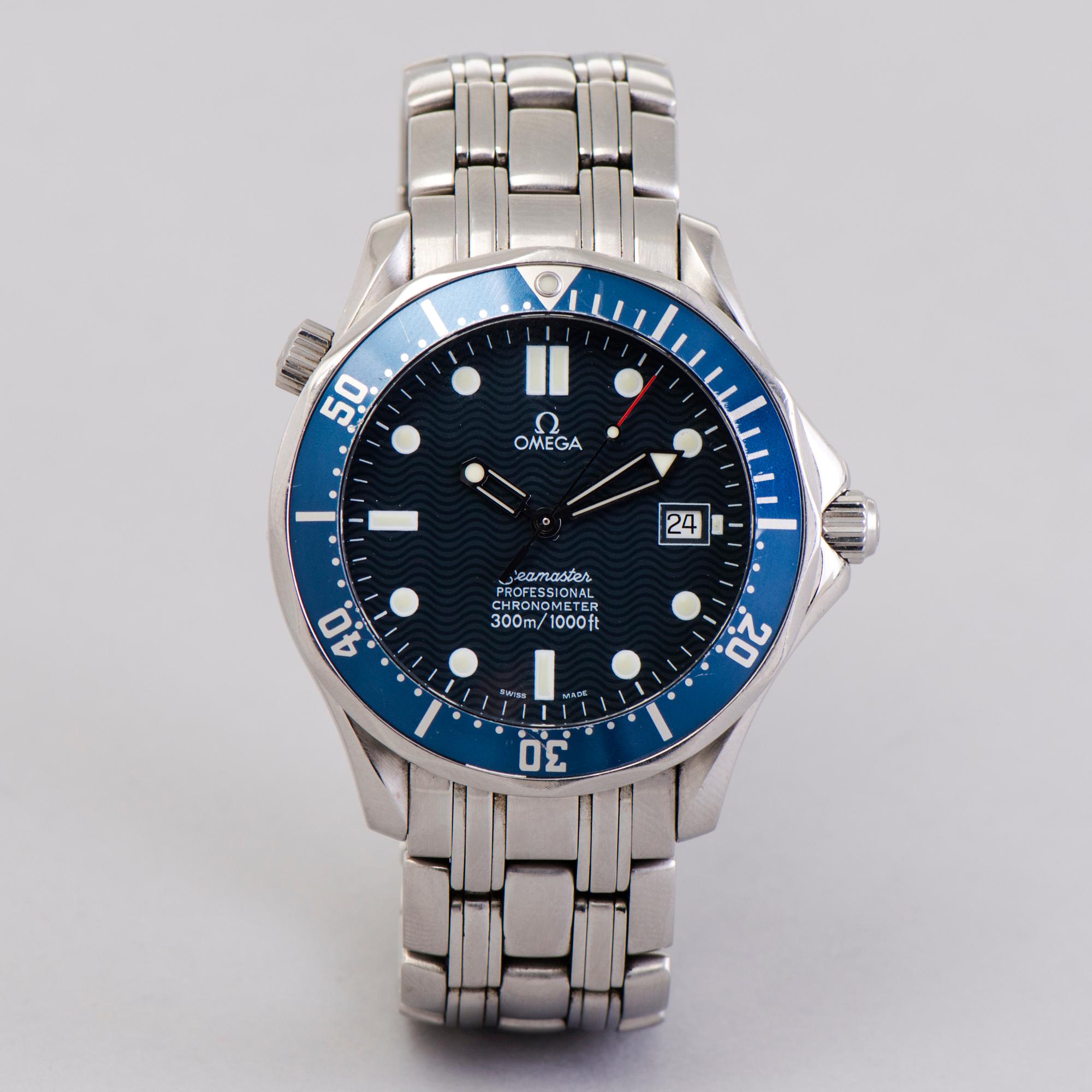 OMEGA Seamaster Professional 300m 1000ft Chronometer wristwatch 41 mm Bukowskis