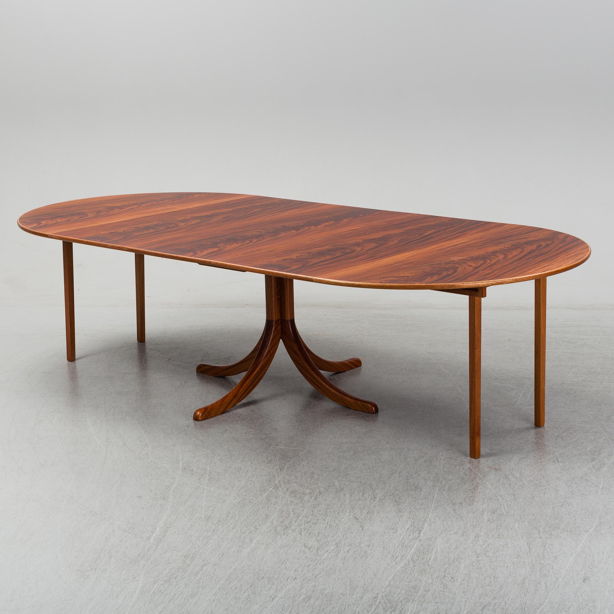 JOSEF FRANK, a model 771 mahogany dining table, Svenskt Tenn.