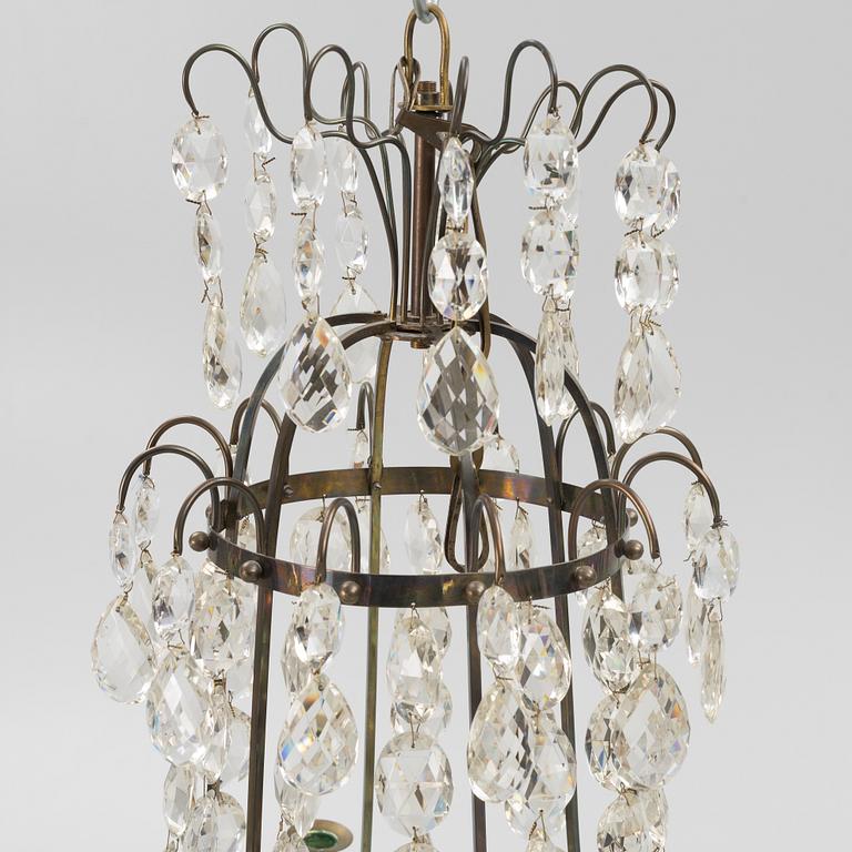 Chandelier, first half of the 20th century.