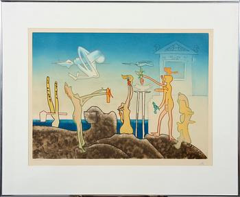 ROBERTO MATTA, färgetsning, sign och numr 115/125.