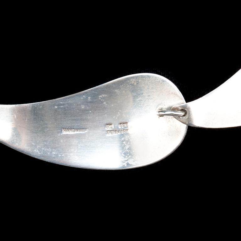 COLLIER, sterlingsilver, Daniel Bentley, Danmark. Vikt ca 53 g.