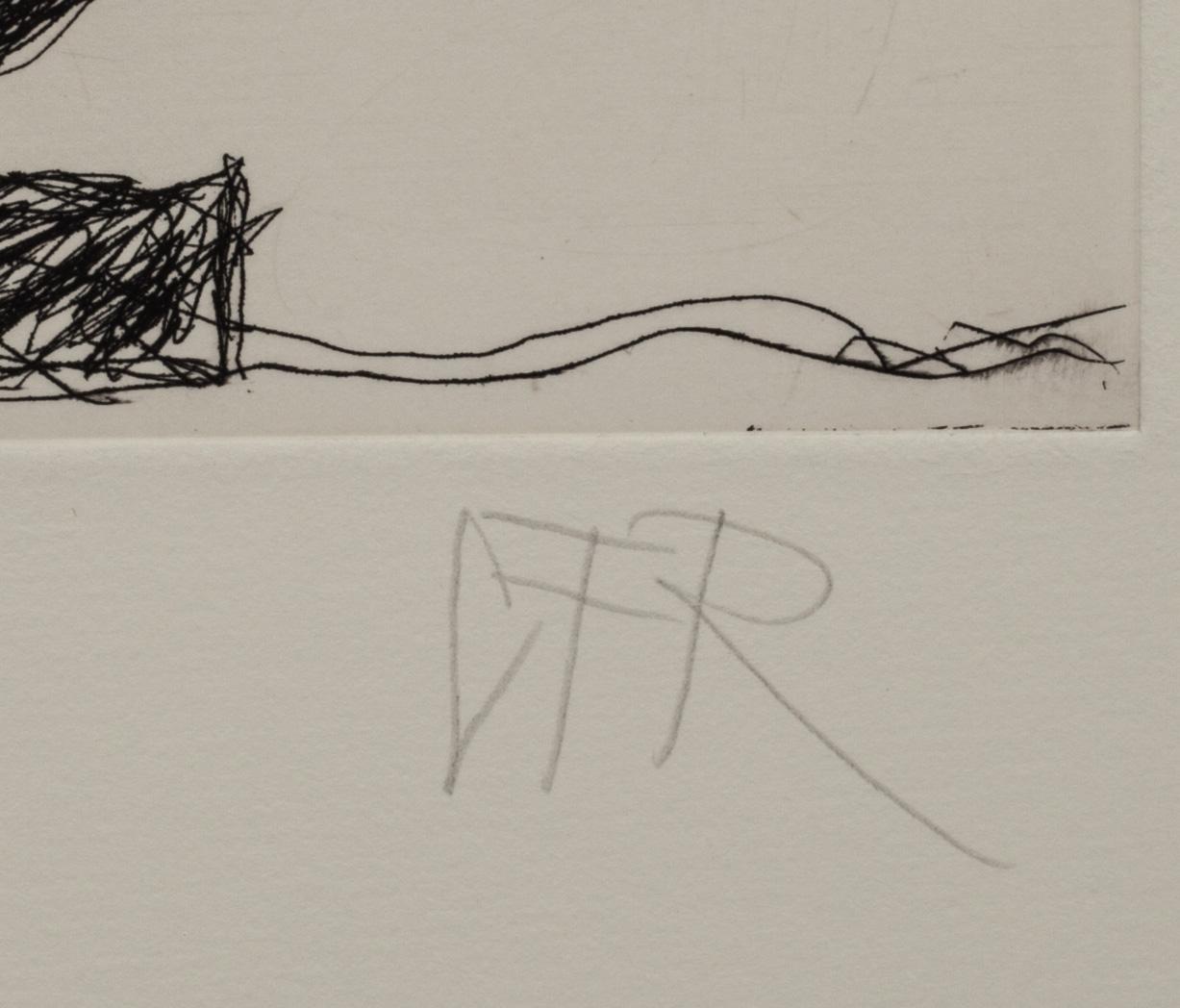 CARL FREDRIK REUTERSWÄRD, etsning. Monogramsignerad.