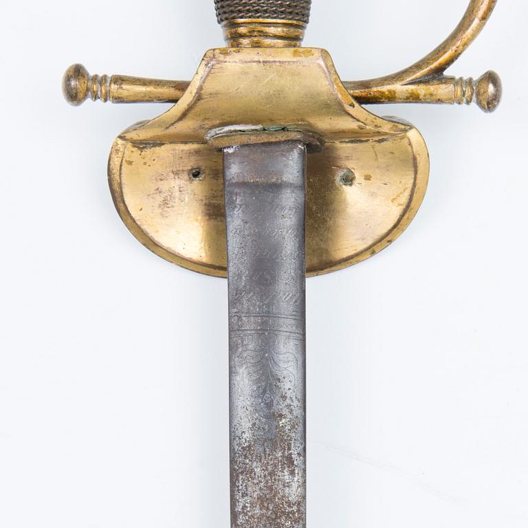 A 19th Century British small sword.