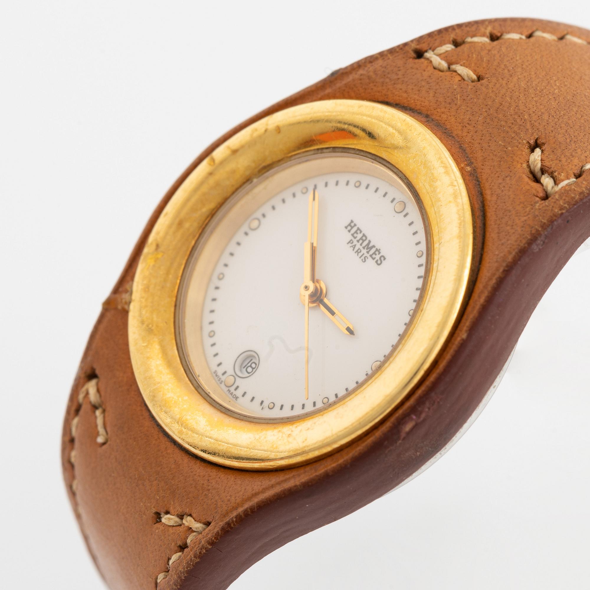 Hermès, Arne, wristwatch, 31,5 mm.