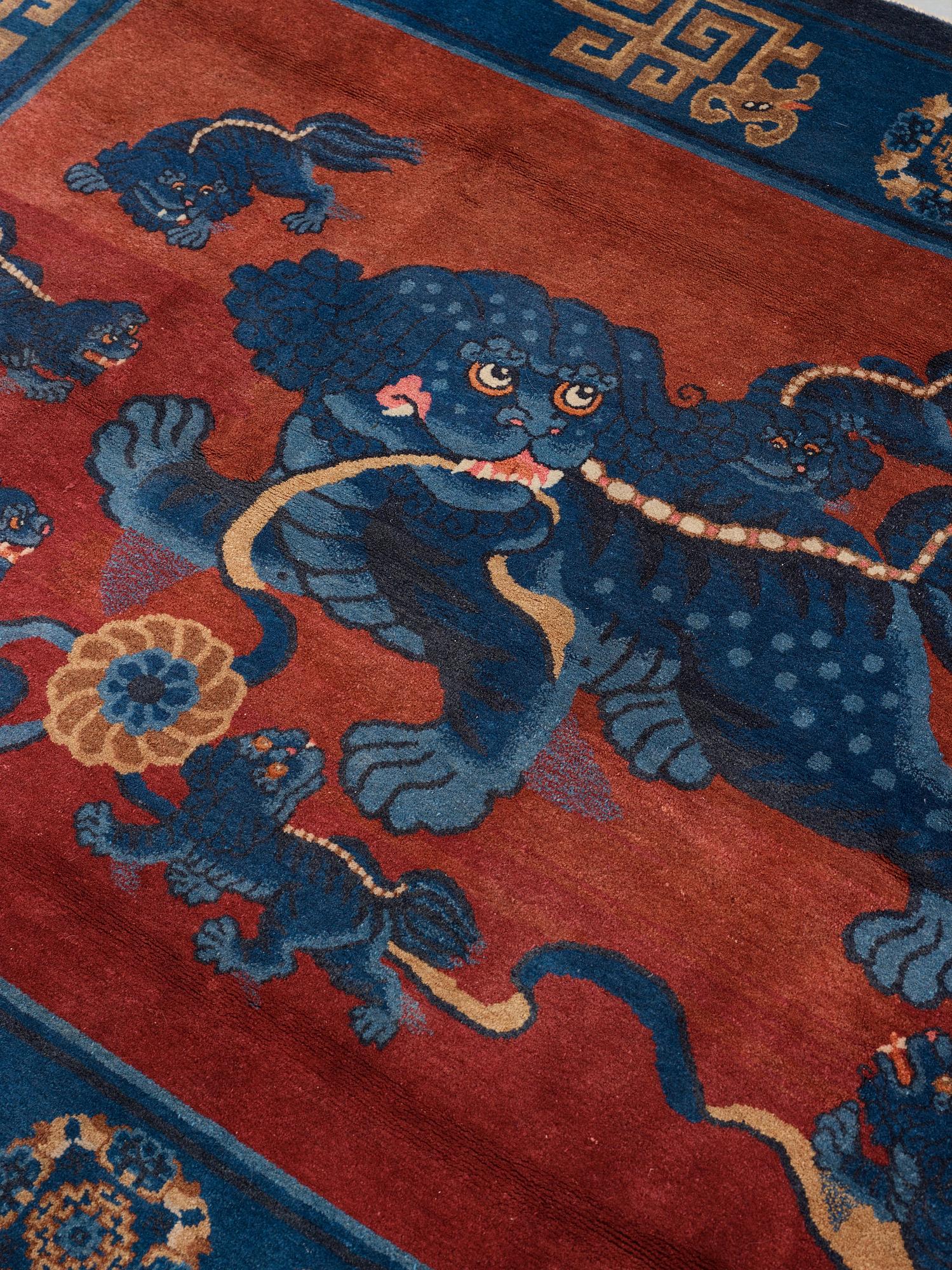 MATTO, an old Baotou figural, China, ca 162,5 x 233,5 cm.