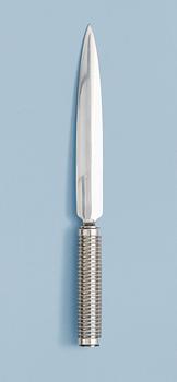 1100. A Sigvard Bernadotte sterling letter opener, Georg Jensen, Copenhagen 1945-77, design nr 14.