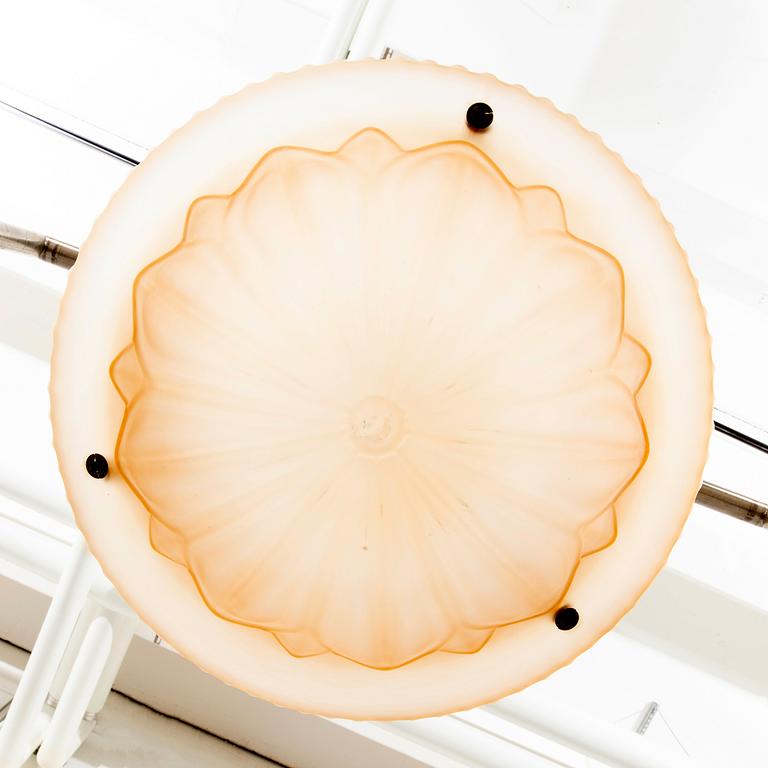 Harald Notini, ceiling lamp, model "10074", Arvid Böhlmarks Lampfabrik, 1920s.