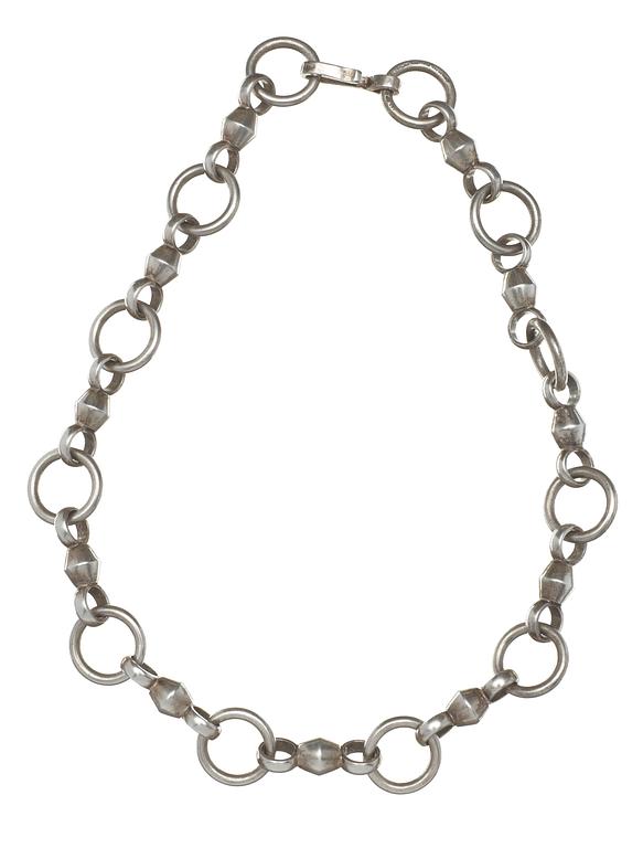 Wiwen Nilsson, A Wiwen Nilsson sterling necklace, Lund 1963.