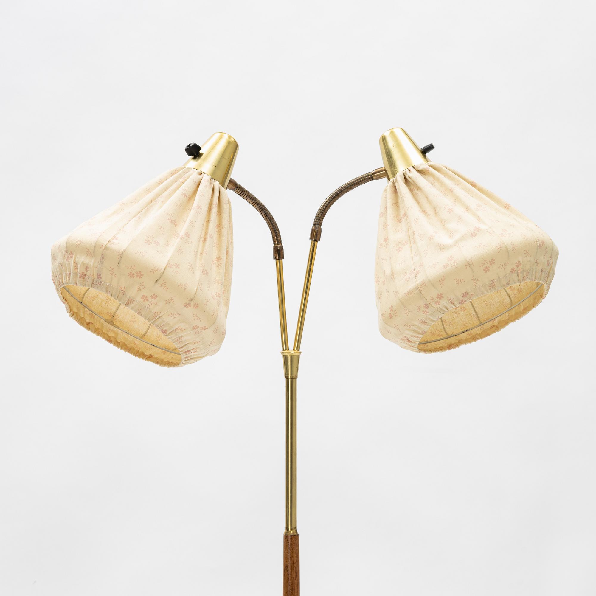 A floor lamp, EAE Eskilstuna, mid 20th century.