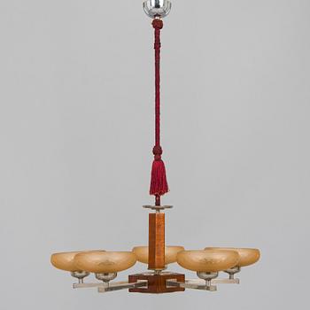 Paavo Tynell, a 1930s chandelier '1448/5 for Taito.