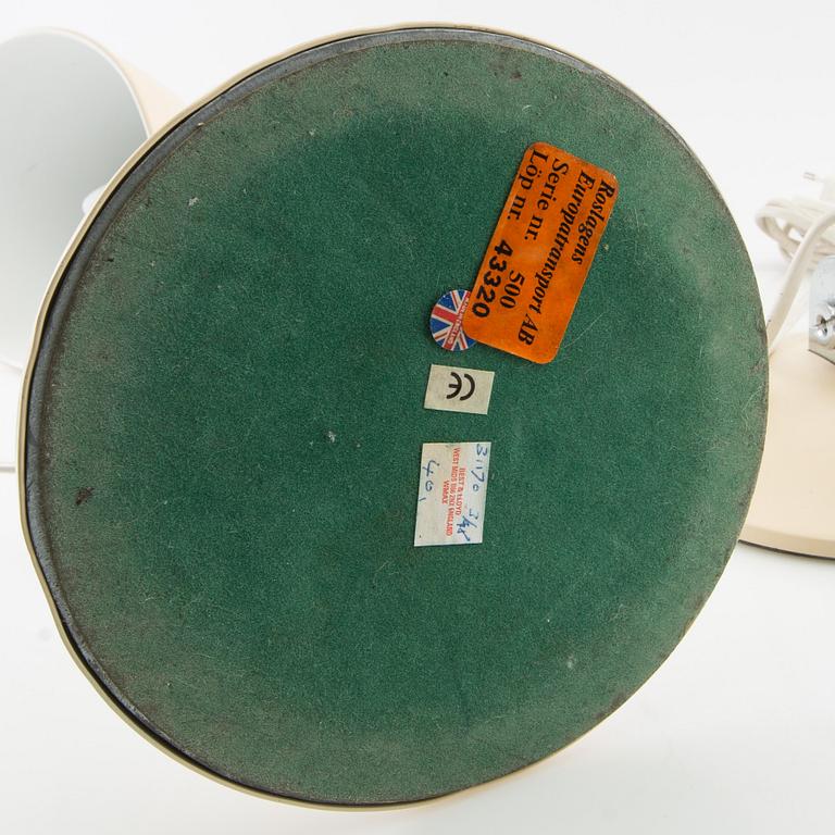 Robert Dudley table lamps, a pair of "Bestlite" for Gubi, late 20th century.