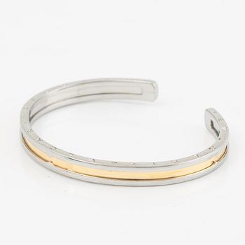Bulgari bracelet 18K gold and steel "B. Zero".