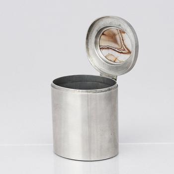 Estrid Ericson, a lidded pewter jar, Svenskt Tenn, Stockholm 1952.