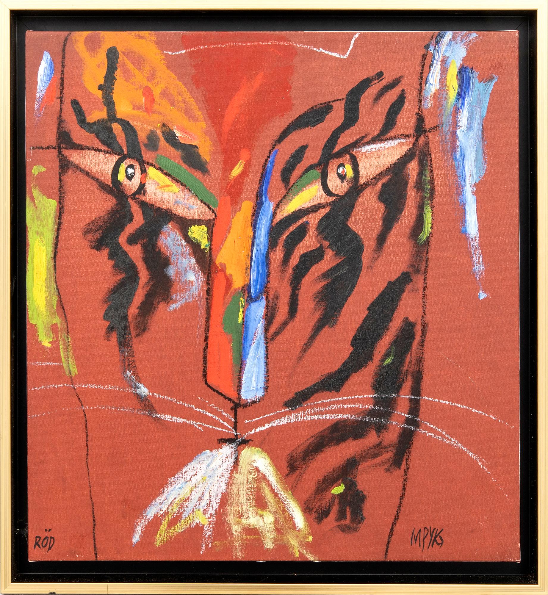 Madeleine Pyk, olja på duk signerad.