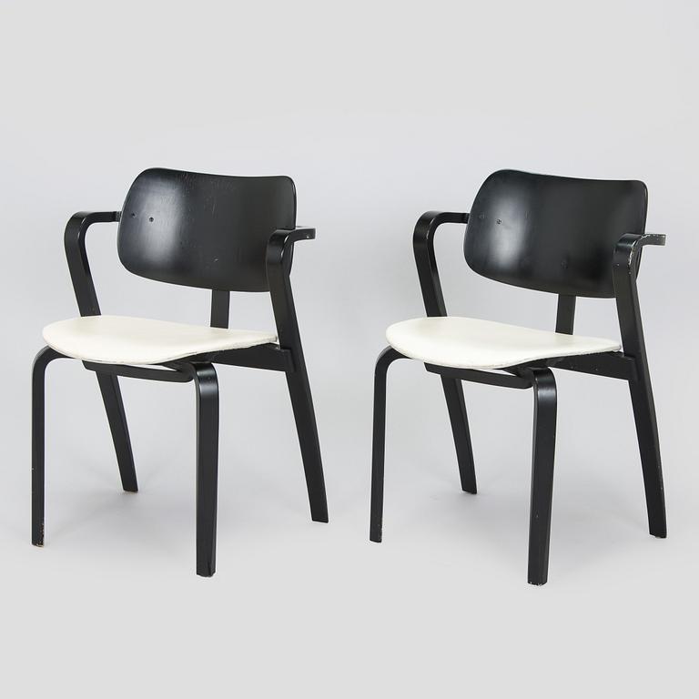 Ilmari Tapiovaara, a set of six 1960s 'Aslak' armchairs for Asko, Finland.